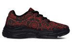 Chunkysneakers-RedMehndiFlowerPattern-YWV-56751-Chunkysneakers-Blk-STR6-YWV.jpg